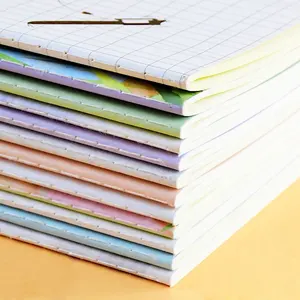 Блокноты для письма для начальной школы, винтажный блокнот, дневник, школьный блокнот на 80 страниц