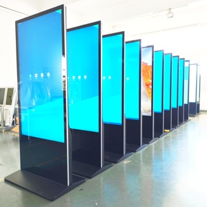 Aiyos 4k tầng thường vụ 43 55 65 inch Máy nghe nhạc quảng cáo LCD Totem màn hình cảm ứng kiosk CMS phần mềm kỹ thuật số biển và hiển thị - Product Image 1