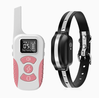 Collar de Adiestramiento para Perros Electrónico, Recargable, Ajustable, Ecológico, de Plástico, con Resistencia al Agua IPX7, con Vibración, Sonido y Descarga Eléctrica