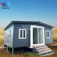 Cabine modulaire portable de luxe de 603 pieds carrés, 4 chambres, maison miniature pliable avec panneau solaire, Jordan