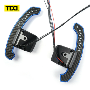TDD LED Magnetic Carbon Fiber Paddle Shifters For Chevrolet Camaro SS Corvette C7 Steering <b>Wheel</b> Paddle Shifters - Product Image 2