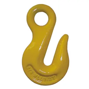 Red Color Customization Safety Heavy Duty Self Locking Types Shape Trigger Crane Lifting Hooks