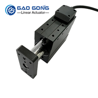 GAOGONG GCA2 Actionneurs linéaires électriques miniatures à servomoteur avec encodeur absolu haute rigidité, positionnement répété de 0,001 mm pour l'automatisation 1