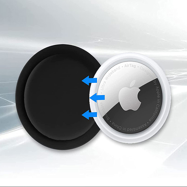 Anti-lost Cover Adhesive Air Tag Case GPS Tracker Sleeve Silicone Protective Case for Apple Airtags Cover