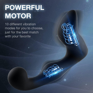 Juguetes Sexuales Anales, Masajeador de Próstata, Vibrador Anal, Tapón Anal con 10 Modos de Vibración, Juguetes Sexuales para Hombres, Tapón Anal Vibrante - Product Image 1