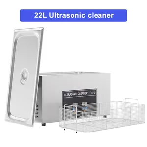 Nettoyeurs à ultrasons longs de 22 L pour cartes mères, outils automobiles, téléphones, lunettes – Laveur à ultrasons 600 W, bain de nettoyage à ultrasons - Product Image 1