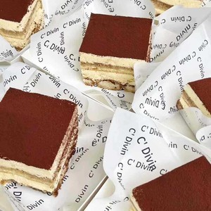 Oil Resistant Coated <b>Paper</b> For Tiramisu Baking Cake Dessert Liner Swiss Roll Divider Single Side Flexographic Printing Wenzhou - Product Image 1