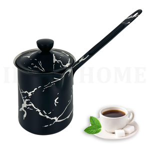 Pot à café turc en acier inoxydable au design classique OEM, revêtement argenté avec carafe à mousse, pots à expresso à prix de gros - Product Image 1