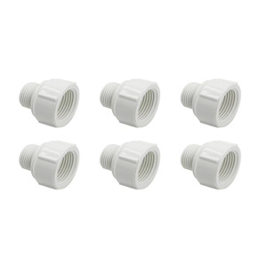 Adaptador de PVC Personalizado de 1/2 Macho a 3/4 Hembra - Reductor de Rosca para Manguera de Jardín Blanco - Product Image 2