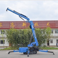 Grue sur chenilles compacte China Sitong 3-10 tonnes, électrique/diesel, hydraulique, télécommandée, hauteur de levage 20m - Prix