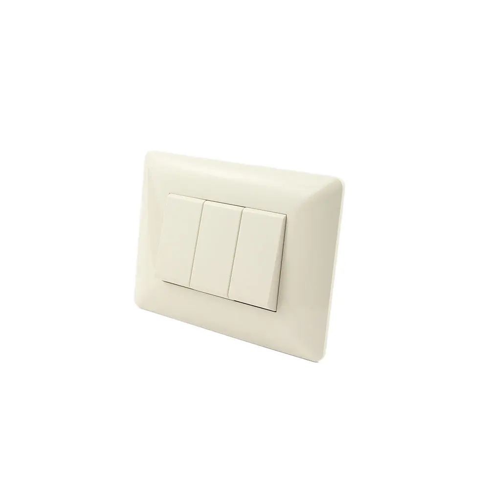 Promotional sale 12A 250V single board multiplex Modern simplicity electrical momentary switch wall