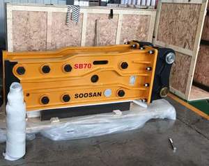 SOOSAN SB70 TOX TYPE Disjoncteur hydraulique disponible caractéristiques standard ciseau tuyau boîte à outils cylindre d'azote douze mois de garantie - Product Image 3