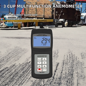 Anemômetro Multifuncional Landtek de 3 Copos AM-4836C Material ABS Eletrônico com Garantia de 1 Ano Velocidade do Ar Fluxo de Ar - Product Image 3