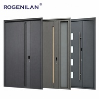 Rogenilan, Proveedor Chino de Puertas de Entrada de Aluminio Insonorizadas, Puertas de Seguridad Antirrobo Exteriores con Cerradura Inteligente