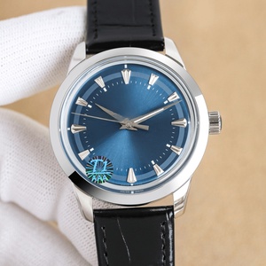 Reloj Mecánico Longinesing con Esfera Azul Pequeña y Exquisita, Manecillas en Forma de Espada, Correa de Acero Inoxidable, Resistente al Agua y con Calendario - Product Image 1