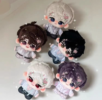 10cm mignon pilotes imprimé coton poupée amour et espace profond thème été à jour QInche peluche Figure jouet