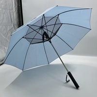 Parapluie de golf coupe-vent et anti-UV, pliable 8 baleines, grande taille, impression de logo, pour adultes, fabriqué en Chine