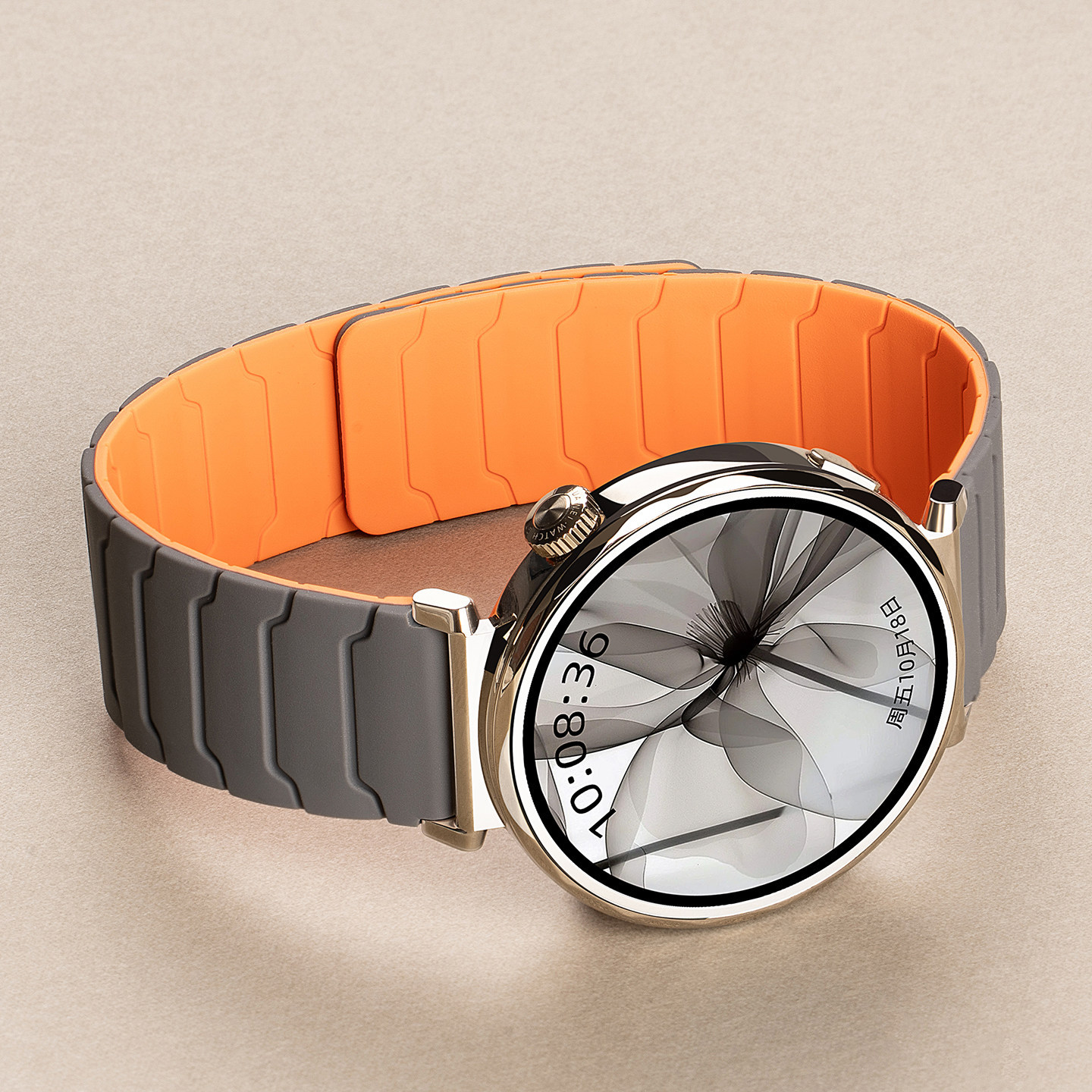 gray and orange