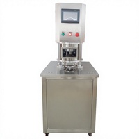 Machine de mise sous vide semi-automatique pour boîtes de conserve carrées en métal de 250 ml pour huile d'olive et aliments instantanés