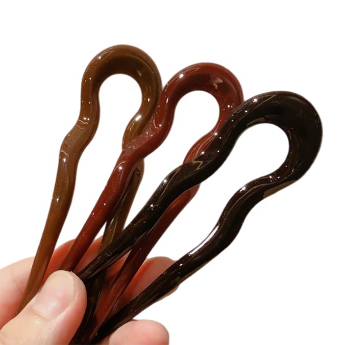 Заколка для волос невесты, u-образная резиновая двухзубная шариковая расческа для волос, вилка для волос в ретро-стиле