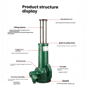 32 Ton Mechanische Schroefkrik Handmatig Hefgereedschap Voor Brugconstructie 50 Ton Krikken - Product Image 4