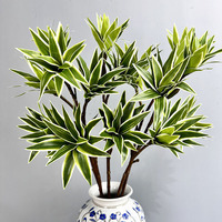 Follaje Artificial de Lirio y Bambú, Decoración Realista para Interiores, Hogar, Jardín, Oficina, Plantas Artificiales
