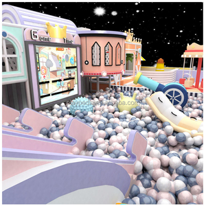 Aire de jeux intérieure pour enfants avec jeux gonflables, toboggan LED et jeu interactif sur écran pour centres commerciaux et investisseurs - Product Image 3
