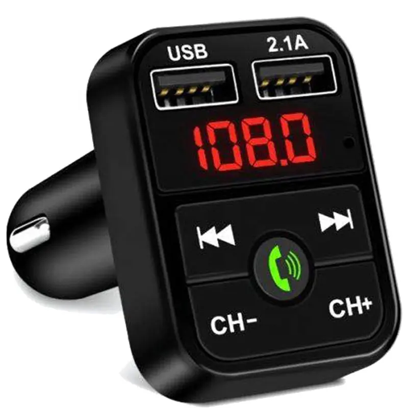3.1A Dual USB Car Charger handsfree Car Kit Mp3 Player FM Transmitter Wireless FM Transmitter BT car MP3 player