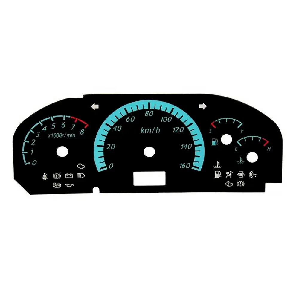 LCD hiển thị kỹ thuật số vôn kế đo nhiệt độ nước nhiệt độ đo phổ xe 2 trong 1 Max đua điện ngang thời gian cảm biến