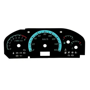 LCD Digital Display Voltmeter Gauge Water Temp Temperature Gauge Universal Car 2 in 1 MAX RACING Power Horizontal Time Sensor