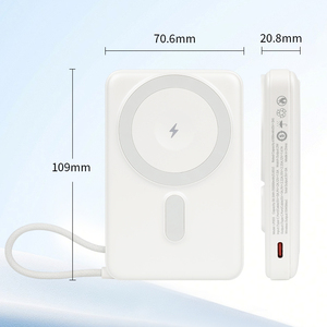Batería Externa Inalámbrica de 10000 mAh con Carga Magnética para <span class=keywords><strong>iPhone</strong></span> 12/13/14/15/16/17, Batería de Estado Semisólido - Product Image 6
