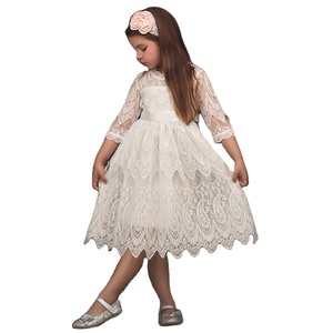 green emerald velvet dress Girl Semi Formal Denim Dress| Cute Girls' Clothes Light Denim / XL Light Denim Girl's Dresses Mini Dresses Hayden Girls main image 0