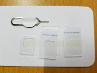 ADAPTADOR DE TARJETA SIM Adaptador de Tarjeta Nano SIM a Micro SIM Estándar, Juego de Adaptadores de Repuesto 4 en 1 para iPhone y Samsung