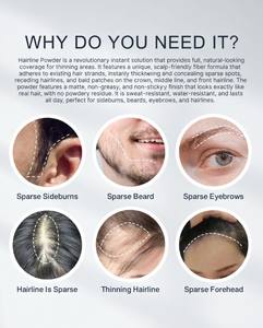 Mini Poudre de Remplissage pour la Ligne des <span class=keywords><strong>Cheveux</strong></span>, Format Voyage, Design Compact, Très Demandée, Meilleure Vente, Article de Soins Personnels <span class=keywords><strong>et</strong></span> Maquillage - Product Image 5