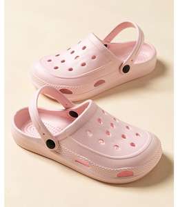 Femmes mignon semelle épaisse EVA semelle intérieure <span class=keywords><strong>talon</strong></span> <span class=keywords><strong>compensé</strong></span> sandales antidérapant été plage jardin sabots pour printemps et automne plage <span class=keywords><strong>Mules</strong></span> - Product Image 4