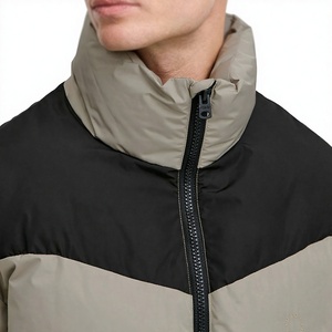 Custom Manufacturer Polyester Nylon Water-resistance Light <b>Weight</b> Men Puffer Jacket is now available for sale - Product Image 4