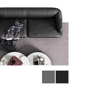 การออกแบบที่ทันสมัยเฟอร์นิเจอร์สำนักงานใช้โซฟาเลานจ์โซฟาขนาดเล็ก1 + 3ที่นั่งโซฟาหนังสำนักงาน - Product Image 2