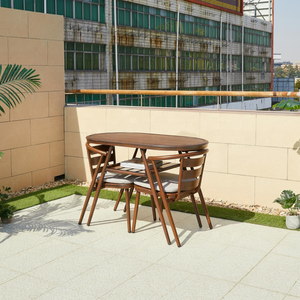 <strong>Rattan</strong> <strong>Patio</strong> <strong>Furniture</strong> Garden Set Cafe Dining Room Table and Chairs Terrace <strong>Furnitures</strong> - Product Image 6