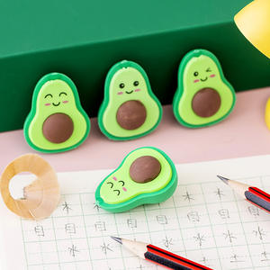 Goma de Borrar Creativa con Forma de Aguacate, <span class=keywords><strong>Material</strong></span> <span class=keywords><strong>Escolar</strong></span> para Estudiantes, Regalo para Niños, Suministros de Oficina, 704 - Product Image 4
