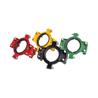 Pince de fixation de câble en alliage d'aluminium résistante au vent, pour pulvérisation de poudre colorée, matériel de maintien de fil électrique