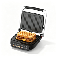 Grill de contact multifonctionnel professionnel RSC pour sandwichs et paninis, usage domestique intensif, modèle PG055