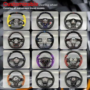 Volant de voiture personnalisé en cuir suédé et fibre de carbone pour <span class=keywords><strong>Chevrolet</strong></span> <span class=keywords><strong>Camaro</strong></span> C6 C7 C8, personnalisation complète de l'intérieur - Product Image 6