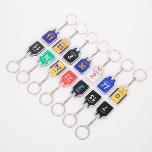 Porte-clés en acrylique <span class=keywords><strong>de</strong></span> haute qualité en forme <span class=keywords><strong>de</strong></span> maillot <span class=keywords><strong>de</strong></span> basket-ball, porte-clés en forme <span class=keywords><strong>de</strong></span> t-shirt <span class=keywords><strong>de</strong></span> star <span class=keywords><strong>de</strong></span> basket-ball, <span class=keywords><strong>cadeau</strong></span> idéal <span class=keywords><strong>pour</strong></span> les fans - Product Image 1