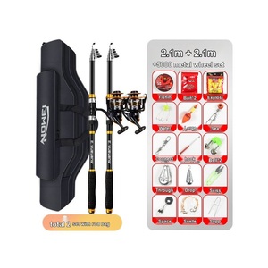 Compra una y llévate otra gratis: Set de caña y carrete de <span class=keywords><strong>pesca</strong></span> de surfcasting, kit de caña y carrete para <span class=keywords><strong>pesca</strong></span> en el mar de largo alcance. - Product Image 5