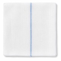 Compressa de gasa estéril médica de 8 capas 10x10cm de algodón para cuidado de heridas, compresa quirúrgica no tejida con hilo detectable por rayos X