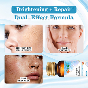 Líquido Oral de Colágeno Natural con Sabor a Naranja Roja, 50 ml, Mejora el Tono de Piel, Reduce las Arrugas, Suplemento de Vitamina C Líquida - Product Image 4