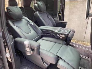 Asiento eléctrico de cuero para coche, asiento Vip para modificación Mpv, limusine <span class=keywords><strong>Van</strong></span>, Minibus, autocaravana, <span class=keywords><strong>Camper</strong></span>, Alphard, posavasos, Sienna Hiace - Product Image 2