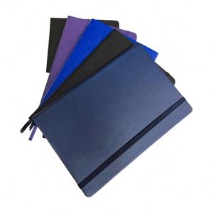 Print Writing A4 Hardcover <b>Dotted</b> PU Leather <b>Notebooks</b> for Kids and Students - Product Image 4