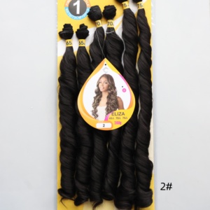 BELEZA 2 #   Eliza Promotion Tresses au Crochet Bouclées en <span class=keywords><strong>Fibre</strong></span> Synthétique Douce Longue Durée Facile à Installer Extensions de Cheveux pour Femmes - Product Image 1