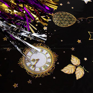 Tovaglia Festiva per Capodanno, Rettangolare o Rotonda, Scintillante per Banchetti e Decorazioni Domestiche - Product Image 5